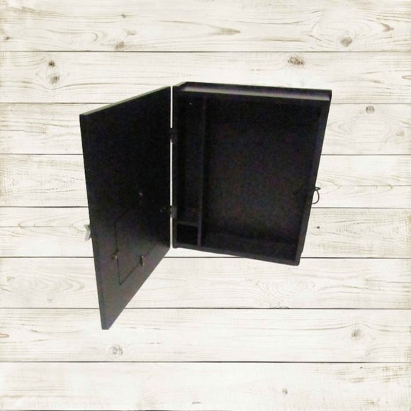 Wood keepsake box with glass picture frame NWT - Picture 3 of 8